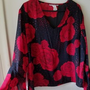 Dressbarn Floral Top
